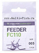 Крючки FEEDER CONCEPT FEEDER FC110 №010, 10шт.
