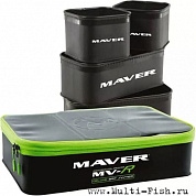 Набор емкостей для рыбалки Maver MV-R Eva Deluxe Bait System размер 41х21х10см