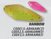 Блесна колеблющееся AMMER 1,5g (Rainbow)
