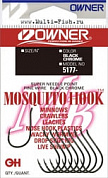 Крючки спиннинговые OWNER 5177 Mosquito Hook BC №5/0 4шт.