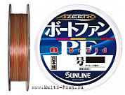 Шнур SUNLINE Azeero Boat Fan PEx8 300м, 0,233мм, 15,5кг, #2, 35LB Multi Color