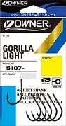 Крючки OWNER 5107 Gorilla Light BC №1/0, 7шт.