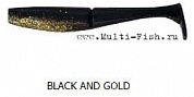 Приманка силиконовая DAIWA BAIT JUNKIE 3.2 MINNOW BLACK & GOLD