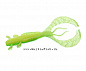 Приманка силиконовая FLAGMAN Рак FL Craw 2,5" #1527 Lime/Lime Chartreuse 12см 6шт