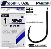 Крючки OWNER 50548 Fukase black №2/0, 9шт.