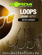 Поводок готовый Korda Loop Rigs Krank тест 18lb, крючок №6