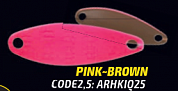 Блесна колеблющееся DRIBBLE SPOON 2,5gr (Pink/Brown)