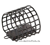 Кормушка-сетка ALLVEGA "Агидель" металлическая, черная, размер L, 60мл, 20гр.