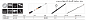 Спиннинг Lucky John One Sensoric DELIKADO 12 8'0", 2.44 м, тест 3-12 гр