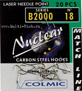 Крючки COLMIC FISHING NUCLEAR B.2000 №20, 20шт.