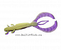 Приманка силиконовая FLAGMAN Рак FL Craw 3,5" #0527 Violet/Lime Chartreuse 8,8см 4шт