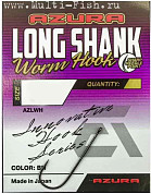 Крючки спиннинговые Azura Long Shank Hook №2, 6шт.