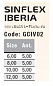 Поплавок матчевый COLMIC SINFLEX IBERIA 10гр.