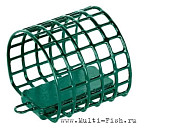Кормушка-сетка ALLVEGA "Агидель" металлическая, зеленая, размер M, 40мл, 20гр.