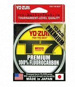 Леска флюорокарбоновая Yo-zuri T7 PREMIUM 200Y 182,9м, 0,26мм, 4,58кг R1415-CL