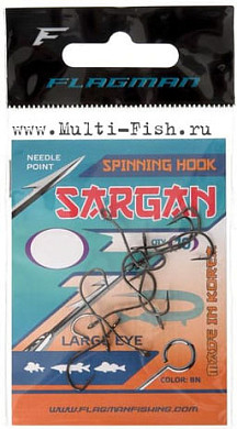 Крючки FLAGMAN Sargan Spinning Hook №14, 10шт.