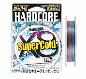 Шнур плетеный PE Duel HARDCORE Super Cold X8 200м, #0.6, 0.13мм, 5.8кг H3970