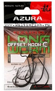 Крючок офсетный Azura Long Offset Worm Hook №4/0, 4шт.