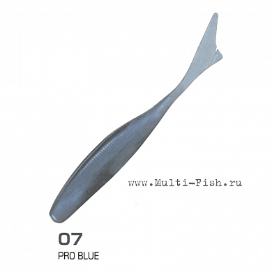 Слаг OWNER JR Minnow JRM-88 3,5" #07 Pro Blue 8,8см, 8шт.