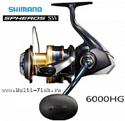 Катушка Shimano 21 SPHEROS SW 6000HG