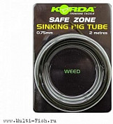 Трубка силиконовая Korda Camo Rig Tube Weed диаметр 0,75мм, длина 2м