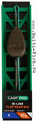 Готовая оснастка на ледкоре Carp Pro In-line Flat Pear крючок №4, 85гр.