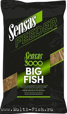 Прикормка Sensas 3000 Feeder BIG FISH 1кг
