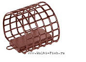 Кормушка-сетка ALLVEGA "Агидель" металлическая, коричневая, размер XL, 80мл, 50гр.