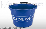 Пластиковое ведро для прикормки COLMIC BLU 17л                                      