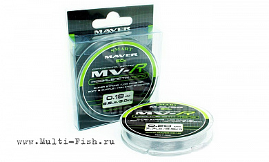 Леска монофильная Maver MV-R Hooklength 50м, 0,18мм, 3кг