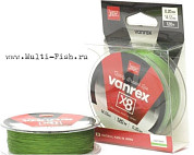 Леска плетеная Lucky John Vanrex х8 120м, 0,17мм, 10,1кг Light Green