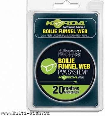 Сетка PVA запасная Korda Boilie Funnel Web Micromesh 20м