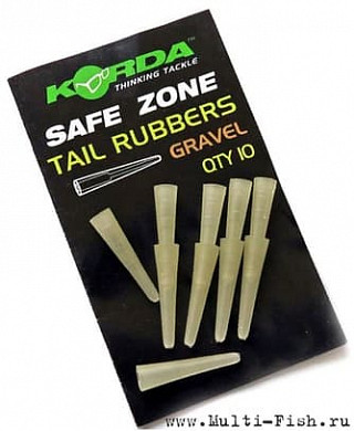Конус для безопасной клипсы Korda Hybrid Tail Rubber Gravel/Clay