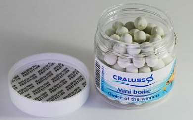 Бойлы плавающие мини CRALUSSO Garlic mini boilieмини бойлы (чеснок) Ф-8,0мм 20gr.