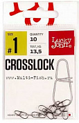 Застежки LUCKY JOHN Pro Series CROSSLOCK №001, 10шт.