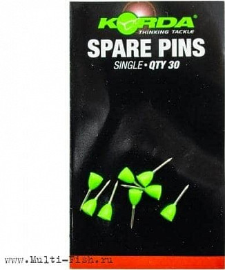 Булавки одиночные Korda Single Pins for RigSafe 30шт.