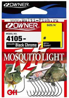 Крючки спиннинговые OWNER 4105 Mosquito Light BC №2 9шт.
