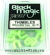 Пластиковая защита для оснастки Black Magic WAS PLASTIC THIMBLES 25шт.