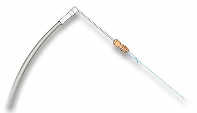 Коннектор для резины  до Ф -4,0mm