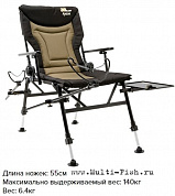 Кресло рыболовное Middy 30PLUS Robo 4-Arm Chair в наборе "Bells n Whistles"
