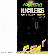 Лентяйка Korda Kickers Yellow/Pink Medium для крючка №6-8
