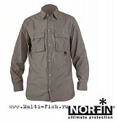 Рубашка Norfin COOL LONG SLEEVES GRAY 01 размер S