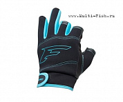 Перчатки спиннингиста FLAGMAN Neoprene Gloves обрез 3 пальца, размер L