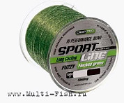 Леска CARP PRO Sport Line Flecked Green 1000м, 0,235мм, 4,1кг, 9 lb