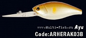 Воблер HERAKLES DR 500 (Ayu)crankbait,плавающий, 28гр/80мм, до 5,0м