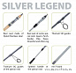 Спиннинг BALZER Magna Magic Silver Legend Spoon 0,5-4гр, 2,10м.