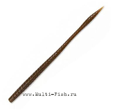 Червь OWNER Shaky Worm SW-160 6,5" #01 Green Pumpkin w/Black Flake 16см, 7шт.
