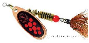 Блесна вращающаяся MEPPS Black Fury Mouche Orange №1, 3,5гр., цвет CU