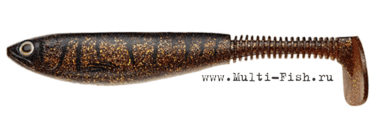 Виброхвост DAIWA PROREX SIDE KICK Motor Oil Burbot 23см.,100гр.