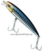 Воблер DAIWA JERK SLIDER 108F #T.IWASHI Floating 108мм, 15,8гр., 0,3м